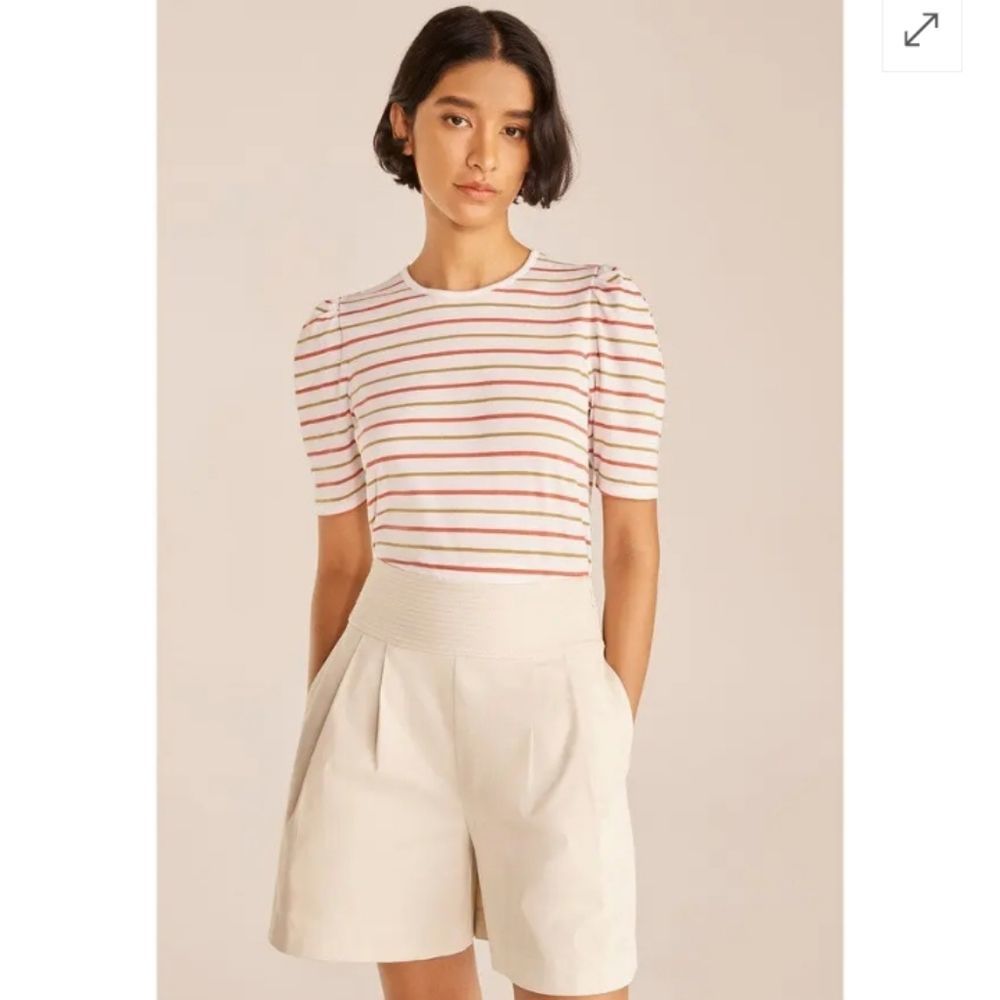 Rebecca Taylor A-line puffed sleeve tee (L)